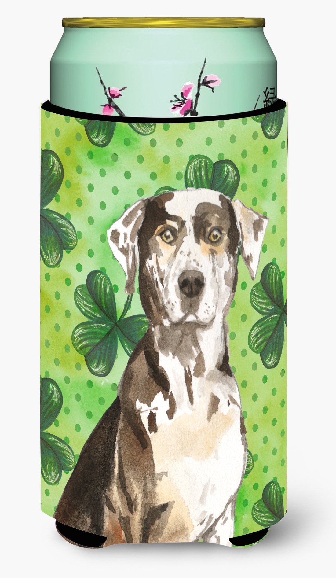 Shamrocks Catahoula Leopard Dog Tall Boy Beverage Insulator Hugger CK1808TBC by Caroline's Treasures