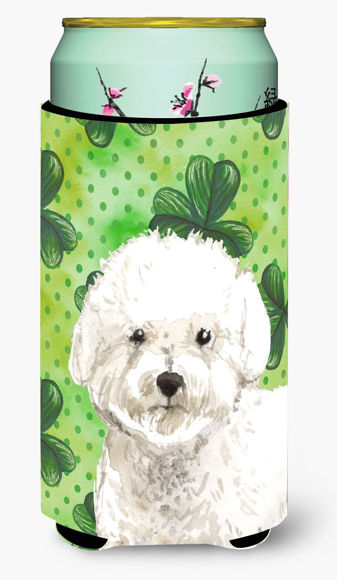 Shamrocks Bichon Frise Tall Boy Beverage Insulator Hugger CK1814TBC by Caroline's Treasures