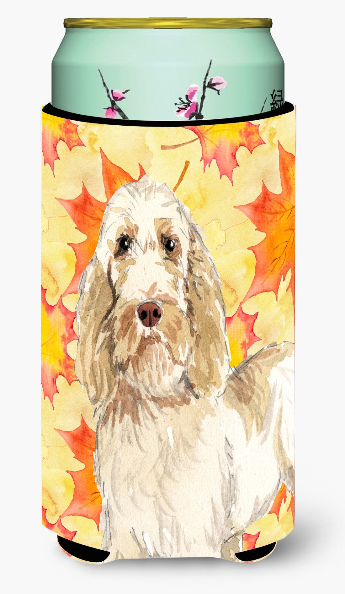 Fall Leaves Spinone Italiano Tall Boy Beverage Insulator Hugger CK1823TBC by Caroline's Treasures