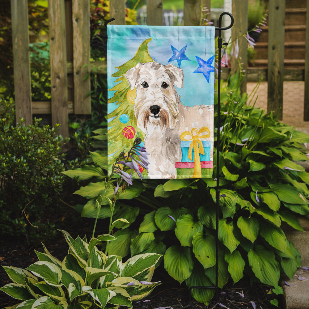 Christmas Tree Wheaten Terrier Flag Garden Size CK1857GF  the-store.com.