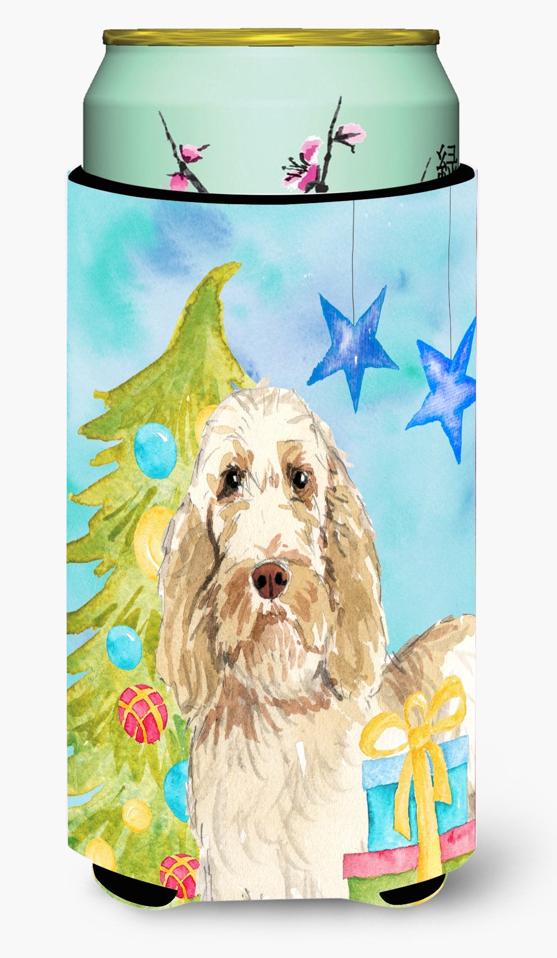 Christmas Tree Spinone Italiano Tall Boy Beverage Insulator Hugger CK1860TBC by Caroline's Treasures