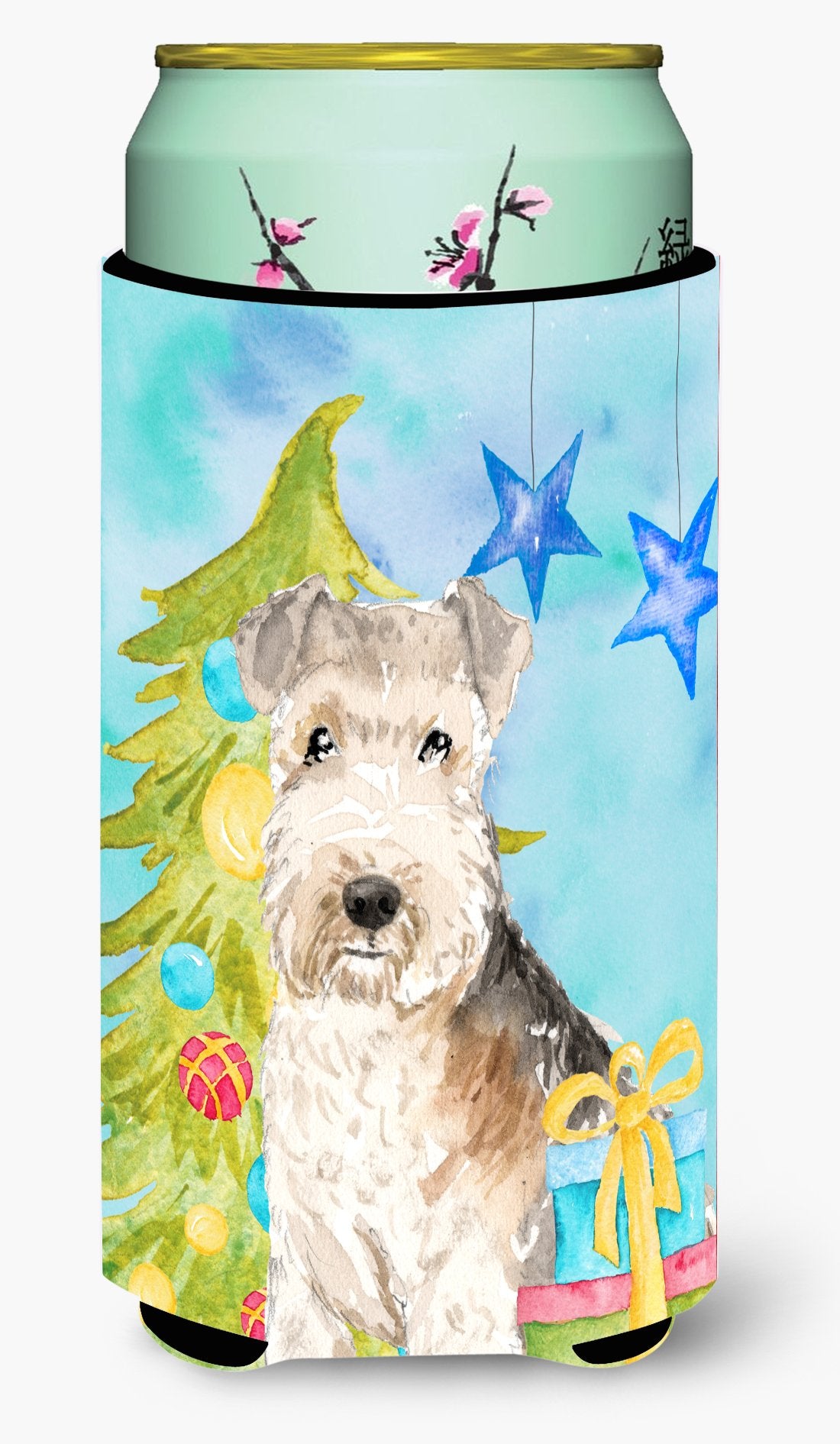 Christmas Tree Lakeland Terrier Tall Boy Beverage Insulator Hugger CK1873TBC by Caroline's Treasures