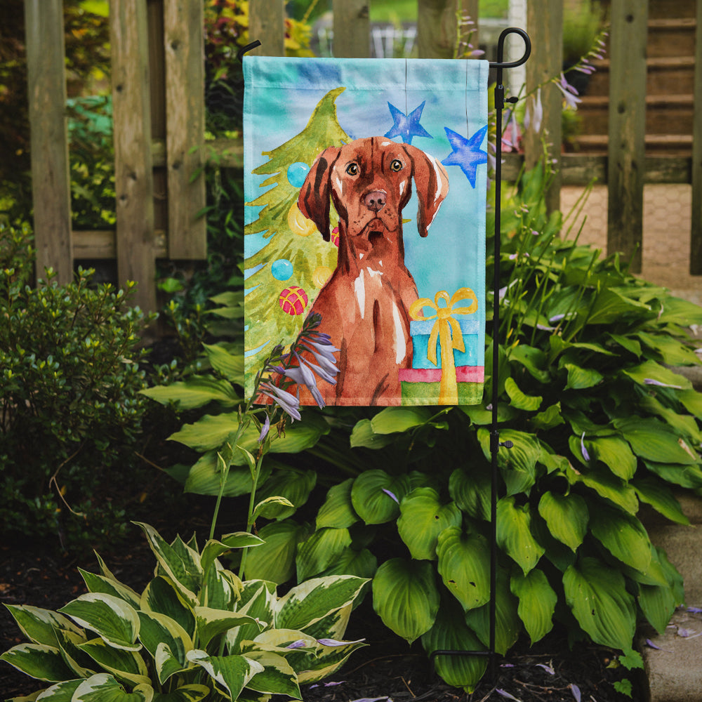 Christmas Tree Vizsla Flag Garden Size CK1877GF  the-store.com.