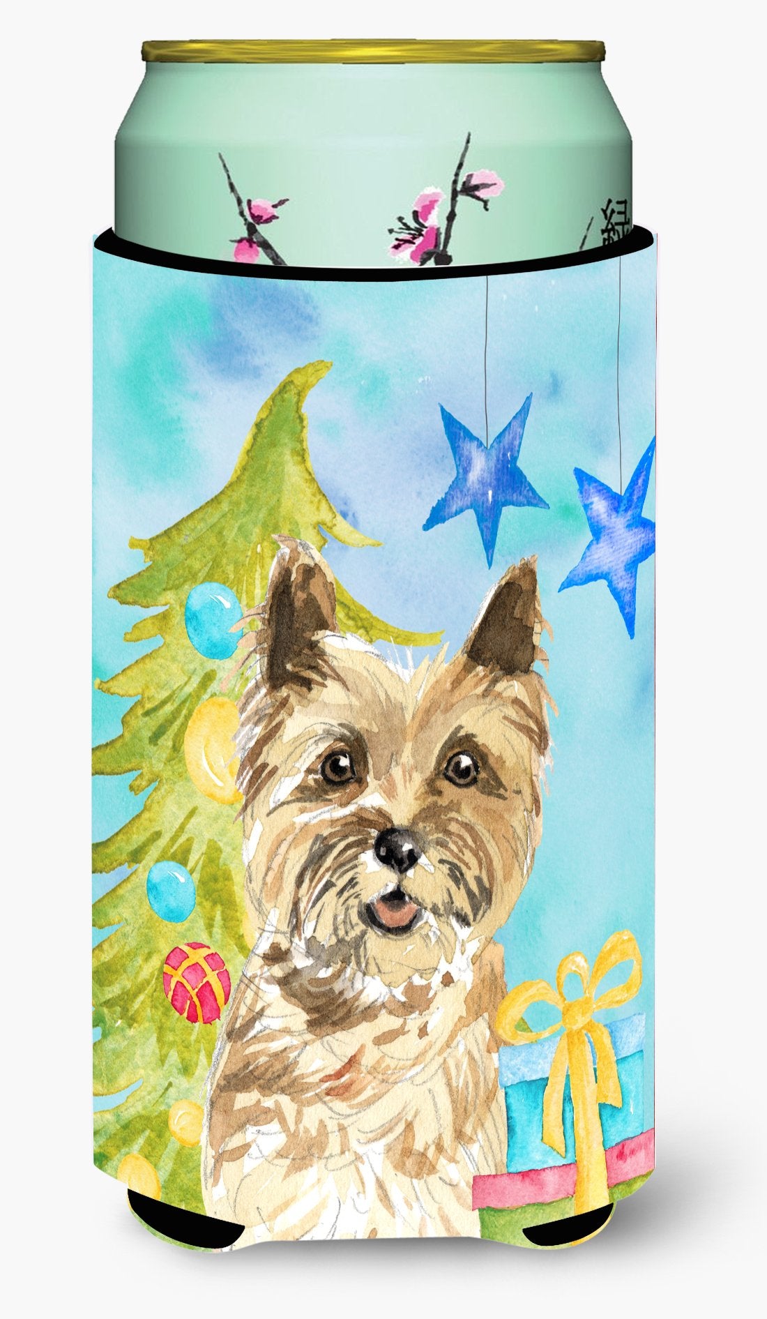 Christmas Tree Cairn Terrier Tall Boy Beverage Insulator Hugger CK1883TBC by Caroline&#39;s Treasures