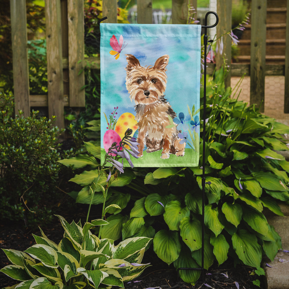 Easter Eggs Yorkie Yorkshire Terrier Flag Garden Size CK1891GF  the-store.com.