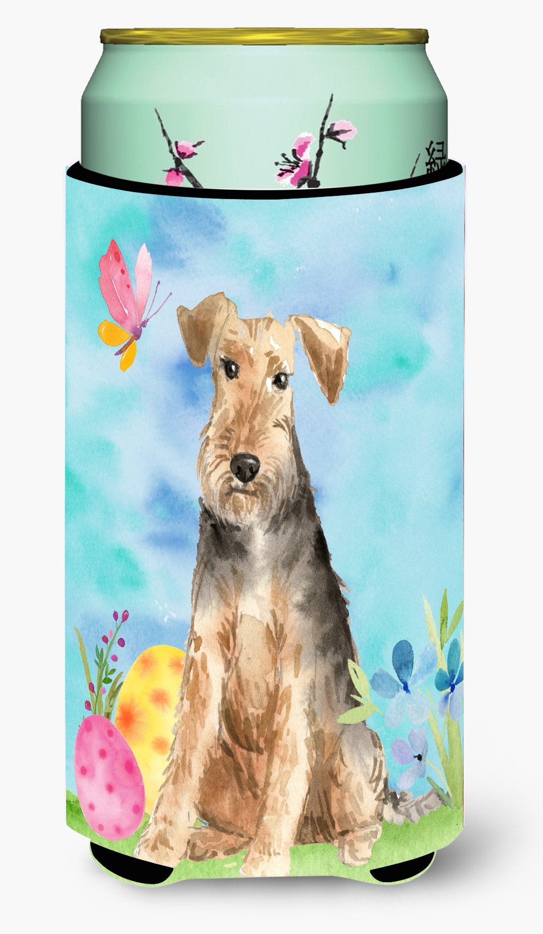 Easter Eggs Welsh Terrier Tall Boy Beverage Insulator Hugger CK1895TBC by Caroline's Treasures