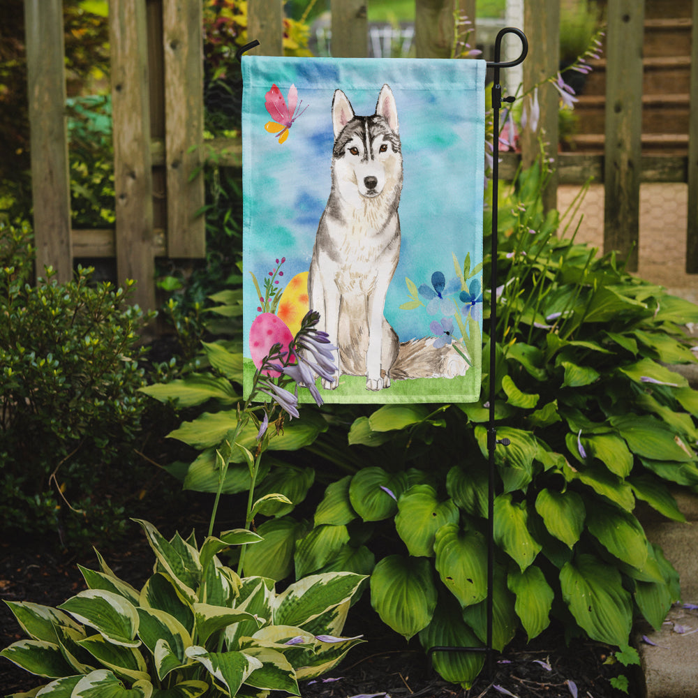 Easter Eggs Siberian Husky Flag Garden Size CK1898GF  the-store.com.