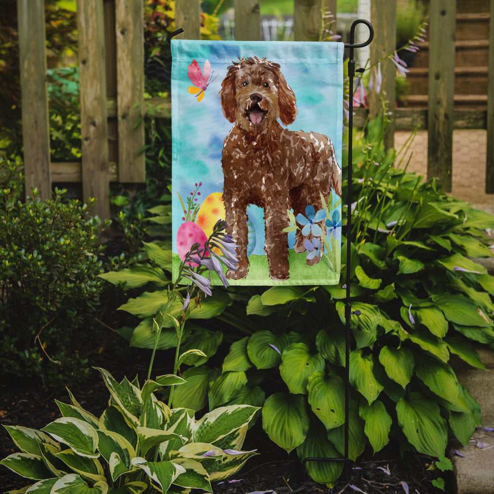 Easter Eggs Labradoodle Flag Garden Size CK1911GF  the-store.com.