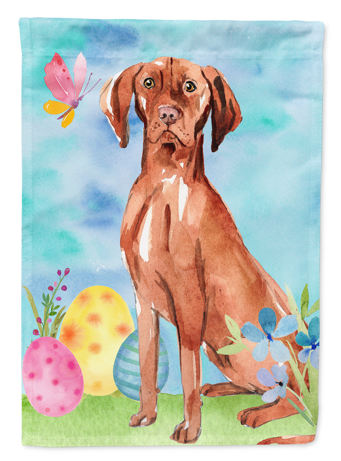 Easter Eggs Vizsla Flag Garden Size CK1914GF  the-store.com.