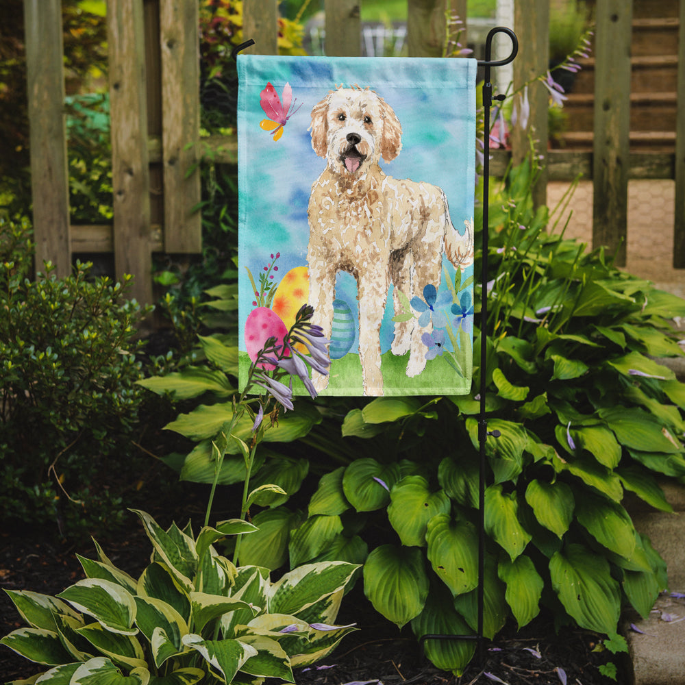 Easter Eggs Goldendoodle Flag Garden Size CK1916GF  the-store.com.