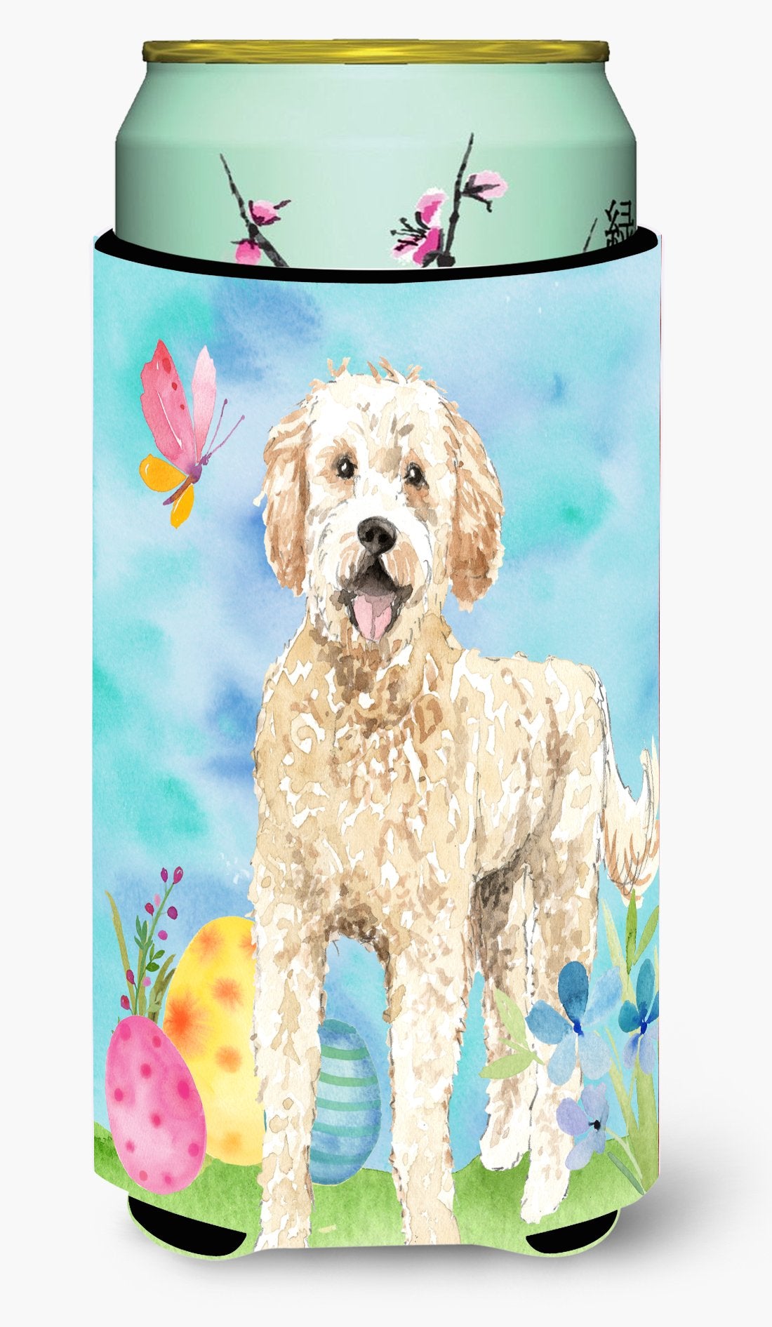 Easter Eggs Goldendoodle Tall Boy Beverage Insulator Hugger CK1916TBC by Caroline's Treasures