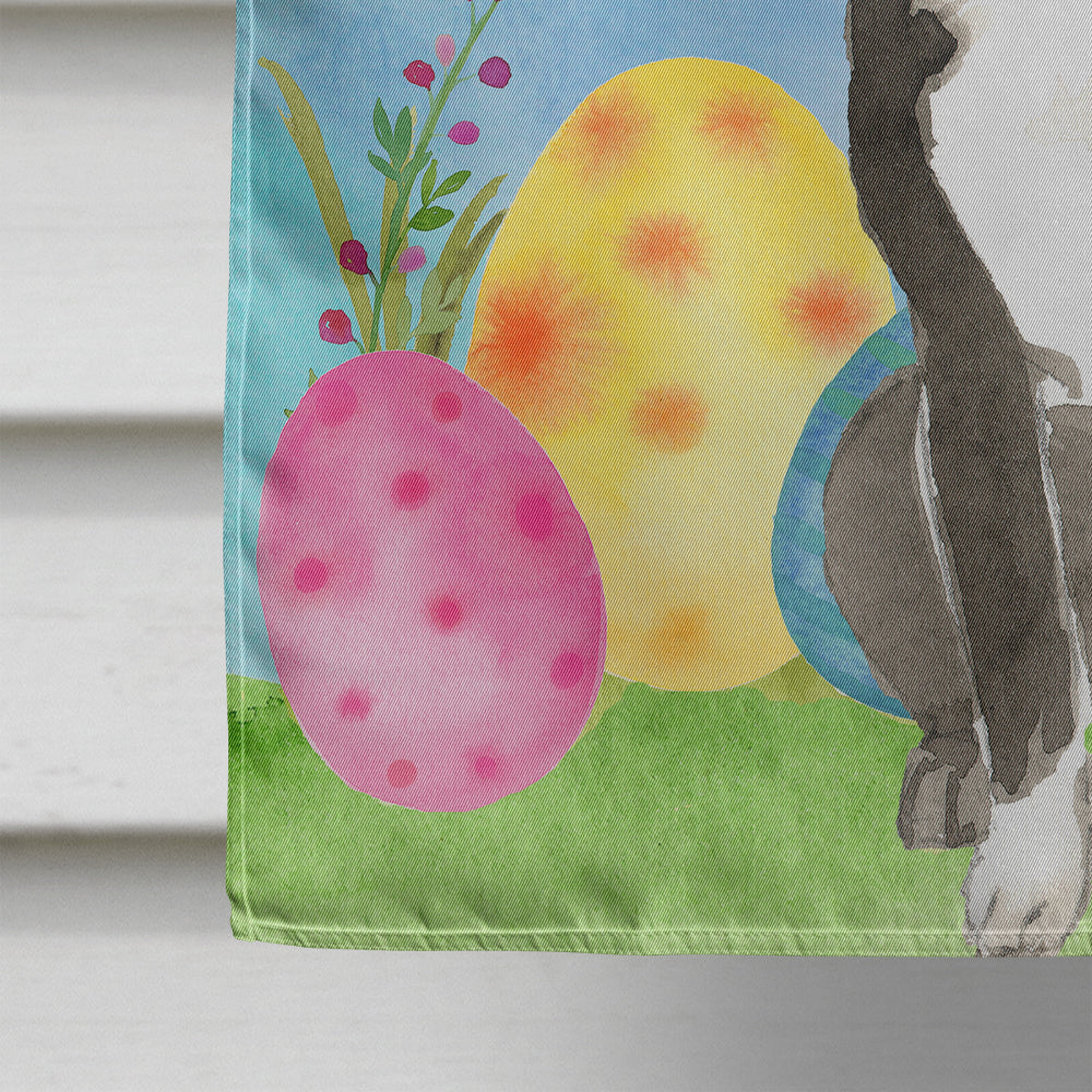 Easter Eggs Boston Terrier Flag Canvas House Size CK1923CHF  the-store.com.