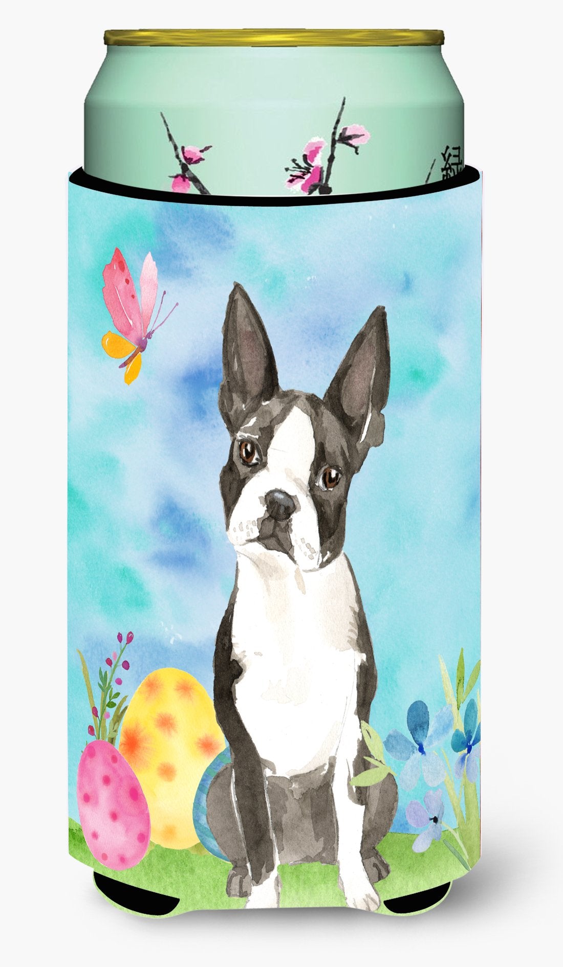 Easter Eggs Boston Terrier Tall Boy Beverage Insulator Hugger CK1923TBC by Caroline's Treasures