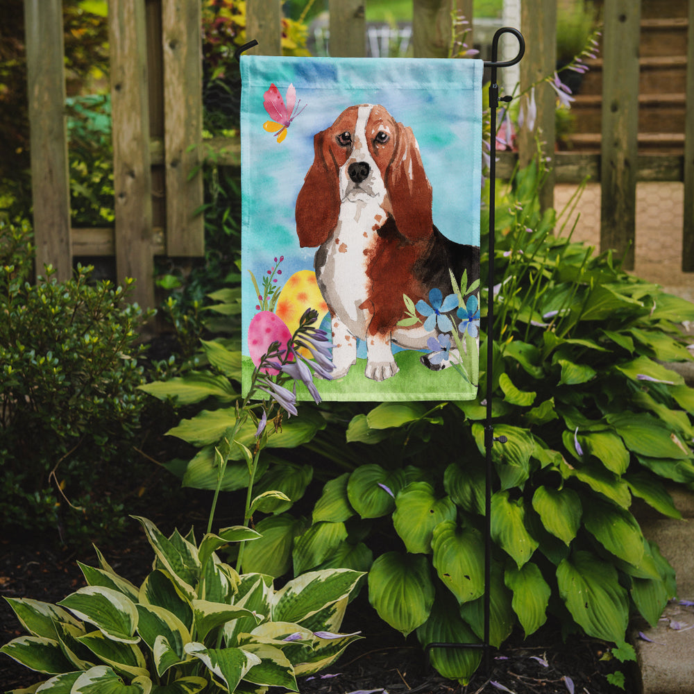 Easter Eggs Basset Hound Flag Garden Size CK1927GF  the-store.com.