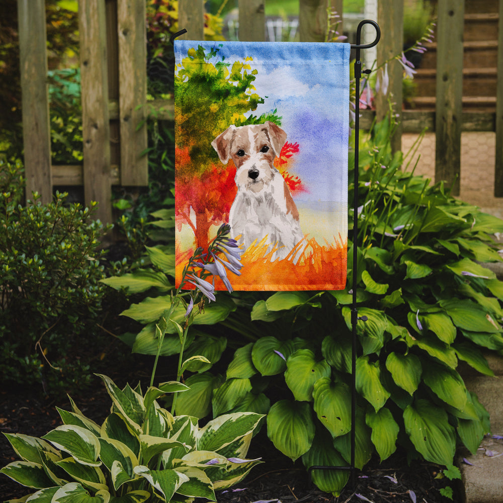 Jack Russell Terrier Fall Flag Garden Size CK1928GF  the-store.com.