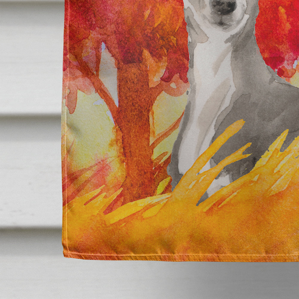 Fall Italian Greyhound Flag Canvas House Size CK1939CHF  the-store.com.