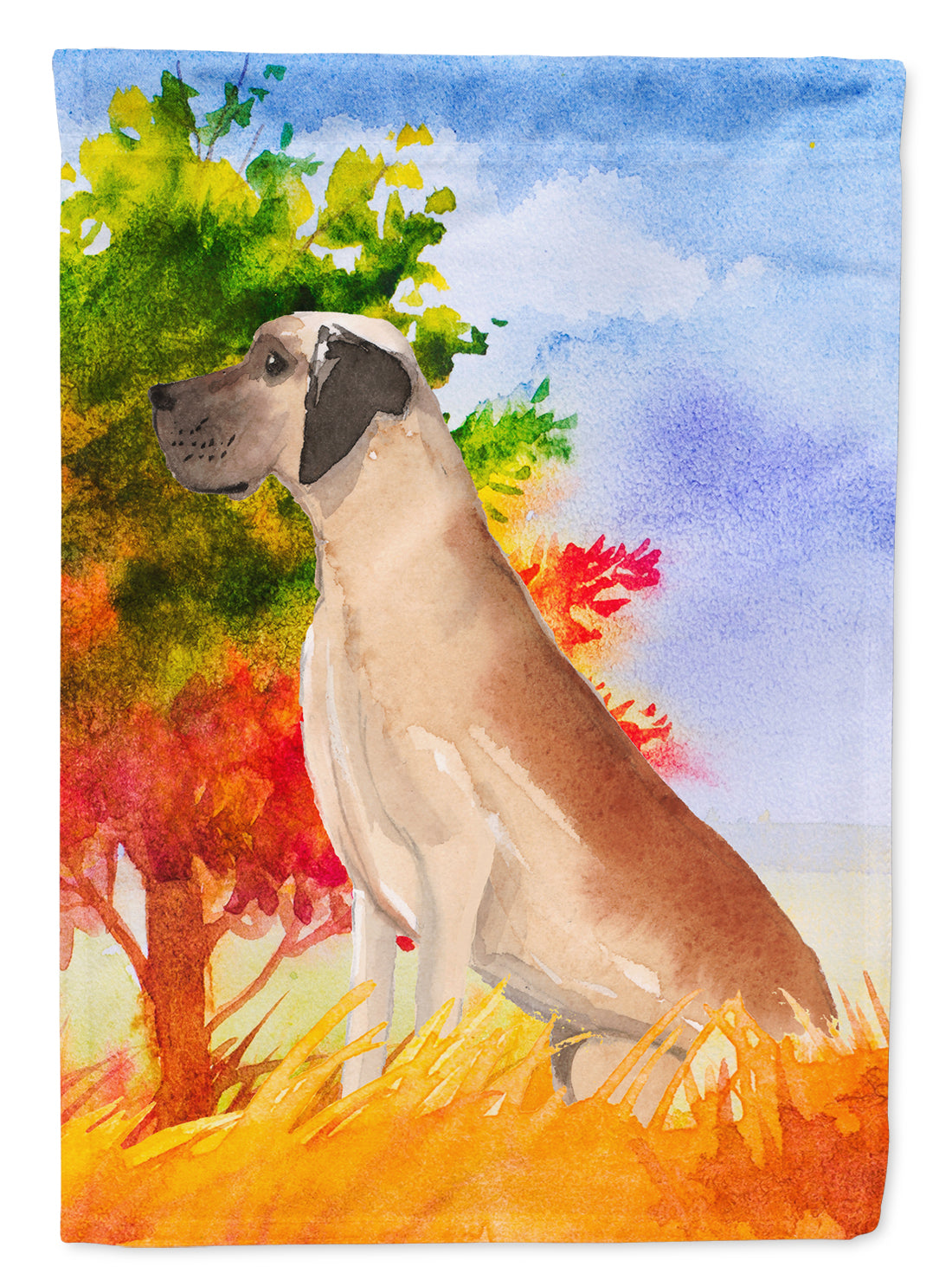 Fall Great Dane Flag Garden Size CK1941GF  the-store.com.