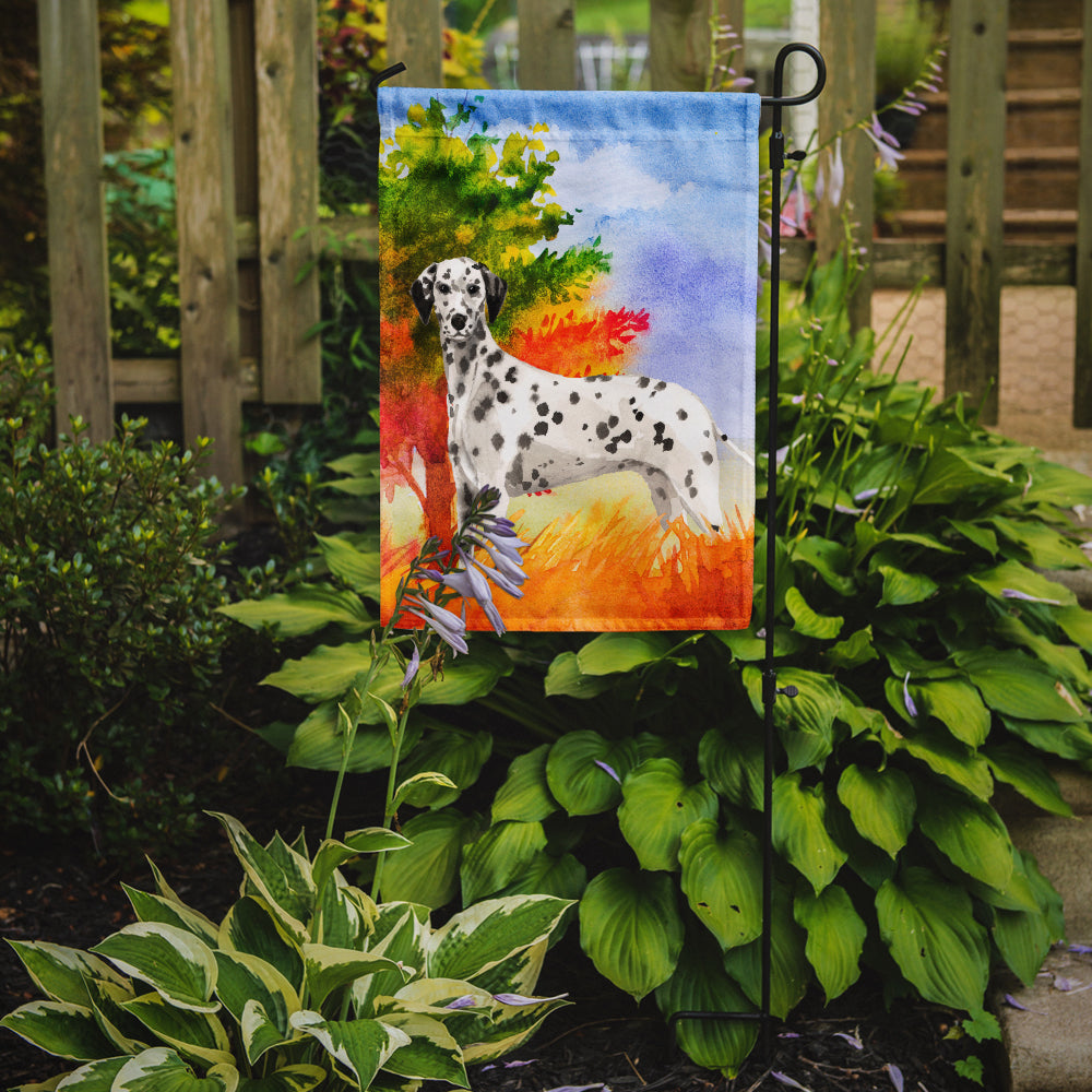 Fall Dalmatian Flag Garden Size CK1945GF  the-store.com.