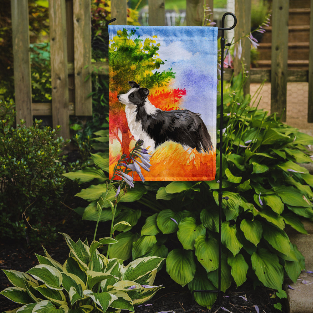 Fall Border Collie Flag Garden Size CK1955GF  the-store.com.