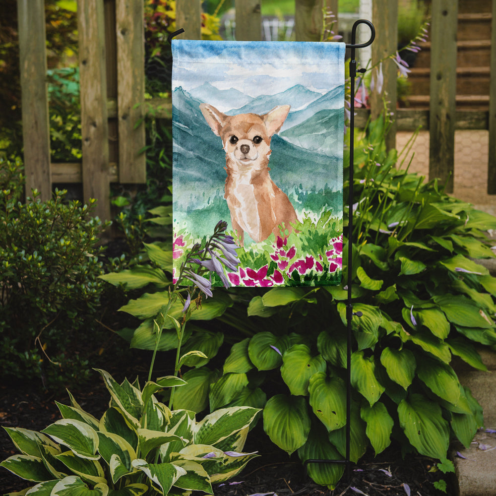 Mountian Flowers Chihuahua Flag Garden Size CK1983GF  the-store.com.