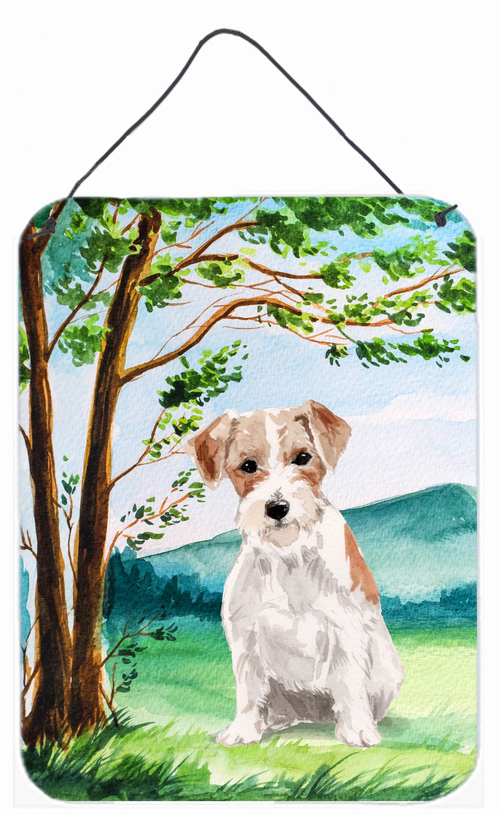 Under the Tree Jack Russell Terrier Wall or Door Hanging Prints CK1998DS1216 by Caroline's Treasures