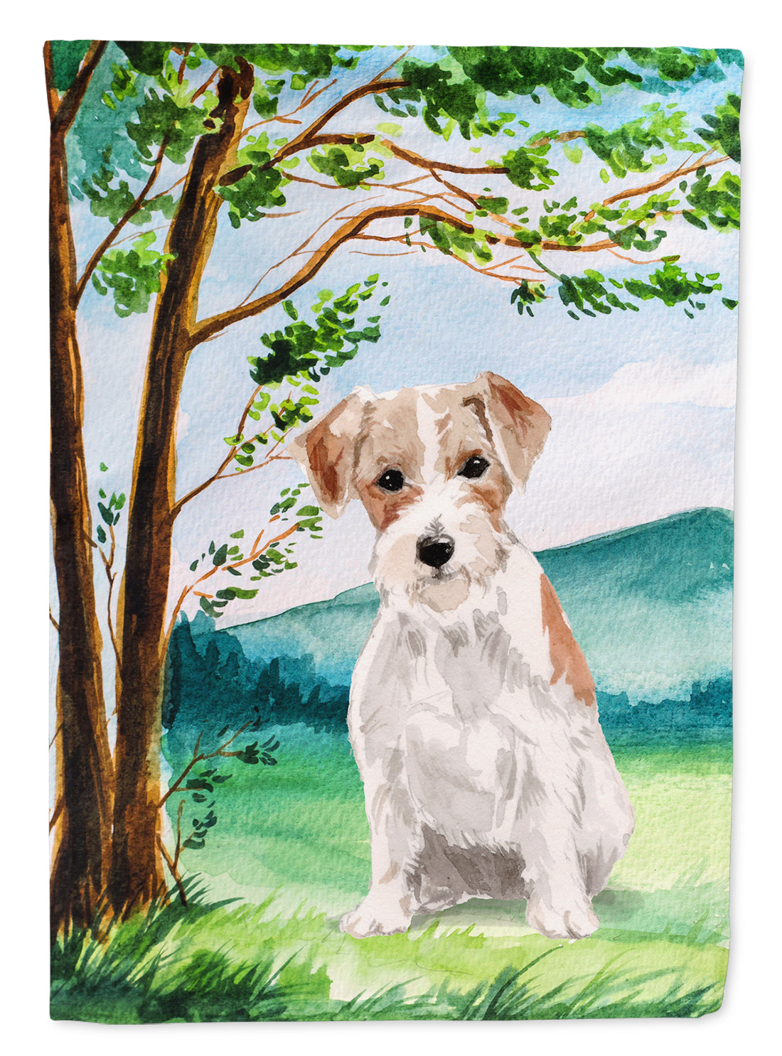 Under the Tree Jack Russell Terrier Flag Garden Size CK1998GF  the-store.com.