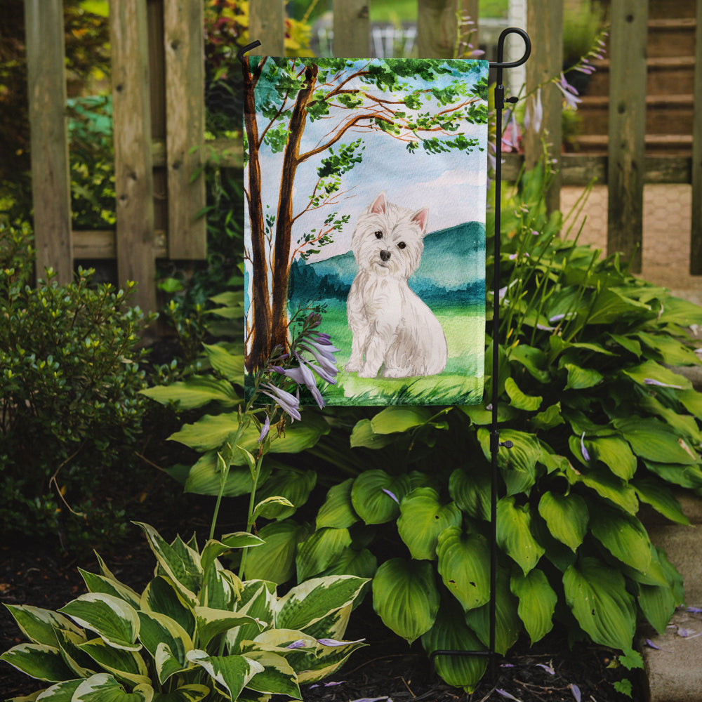 Under the Tree Westie Flag Garden Size CK2000GF  the-store.com.