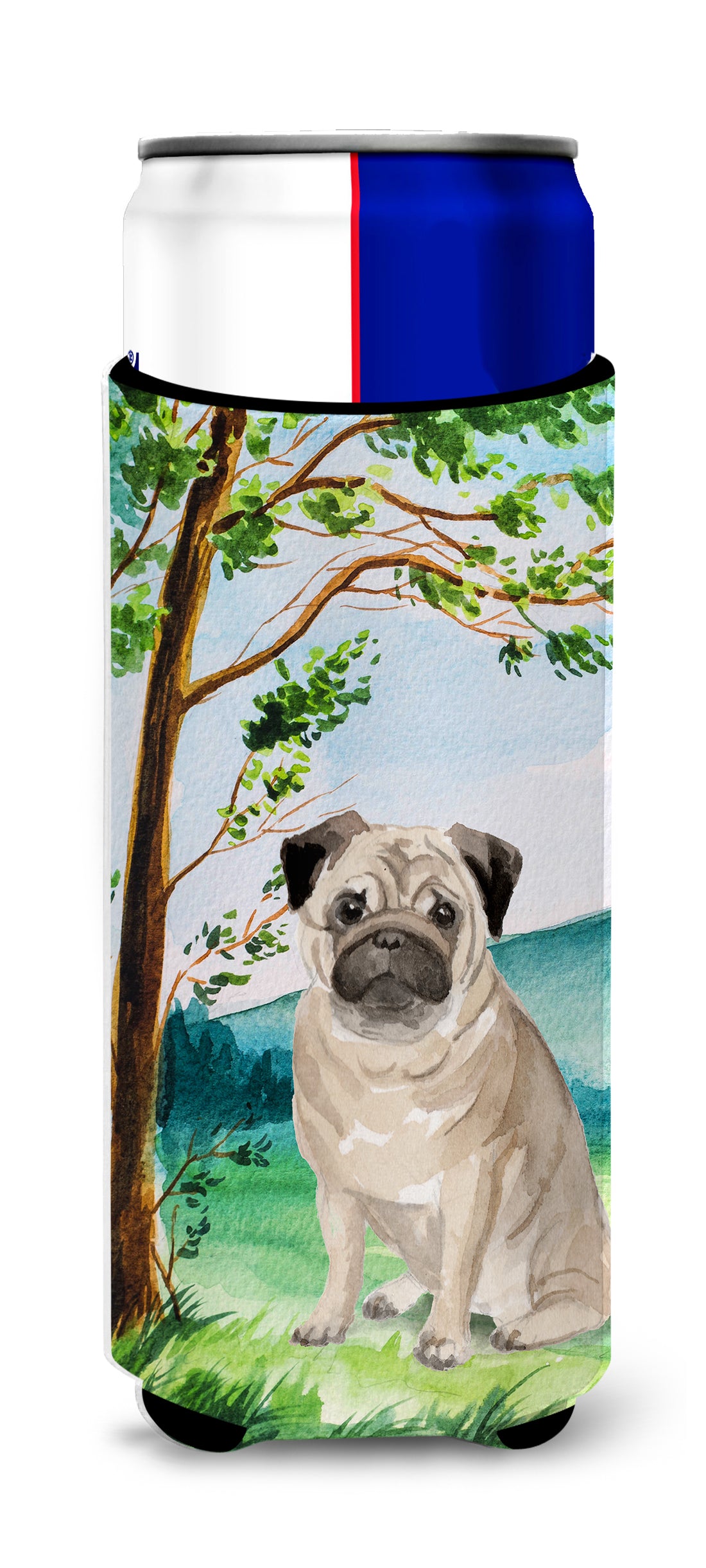 Under the Tree Fawn Pug  Ultra Hugger for slim cans CK2004MUK  the-store.com.