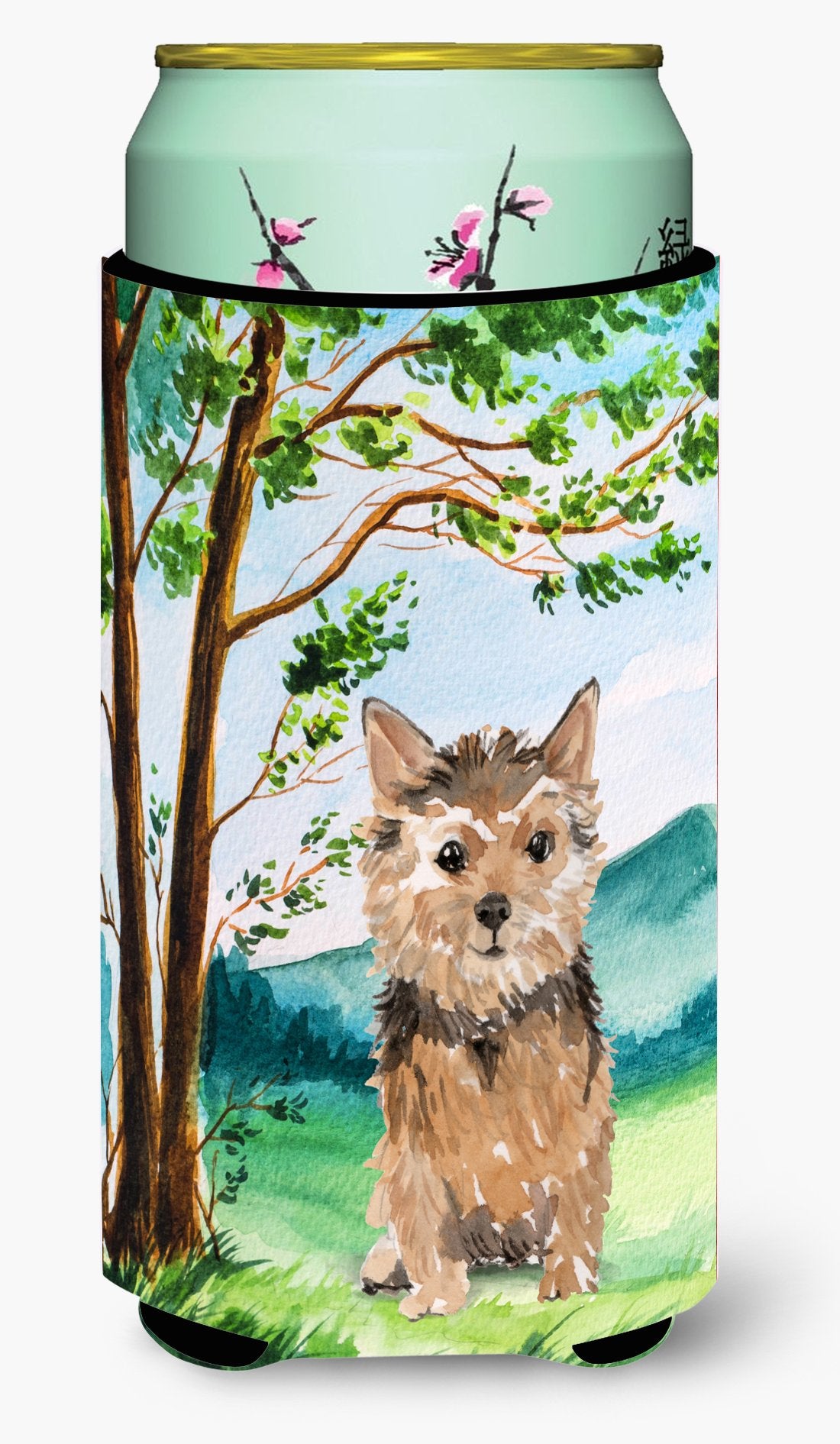 Under the Tree Norwich Terrier Tall Boy Beverage Insulator Hugger CK2006TBC by Caroline's Treasures