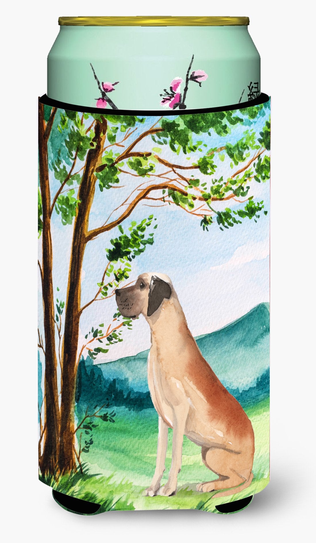 Under the Tree Great Dane Tall Boy Beverage Insulator Hugger CK2011TBC by Caroline's Treasures