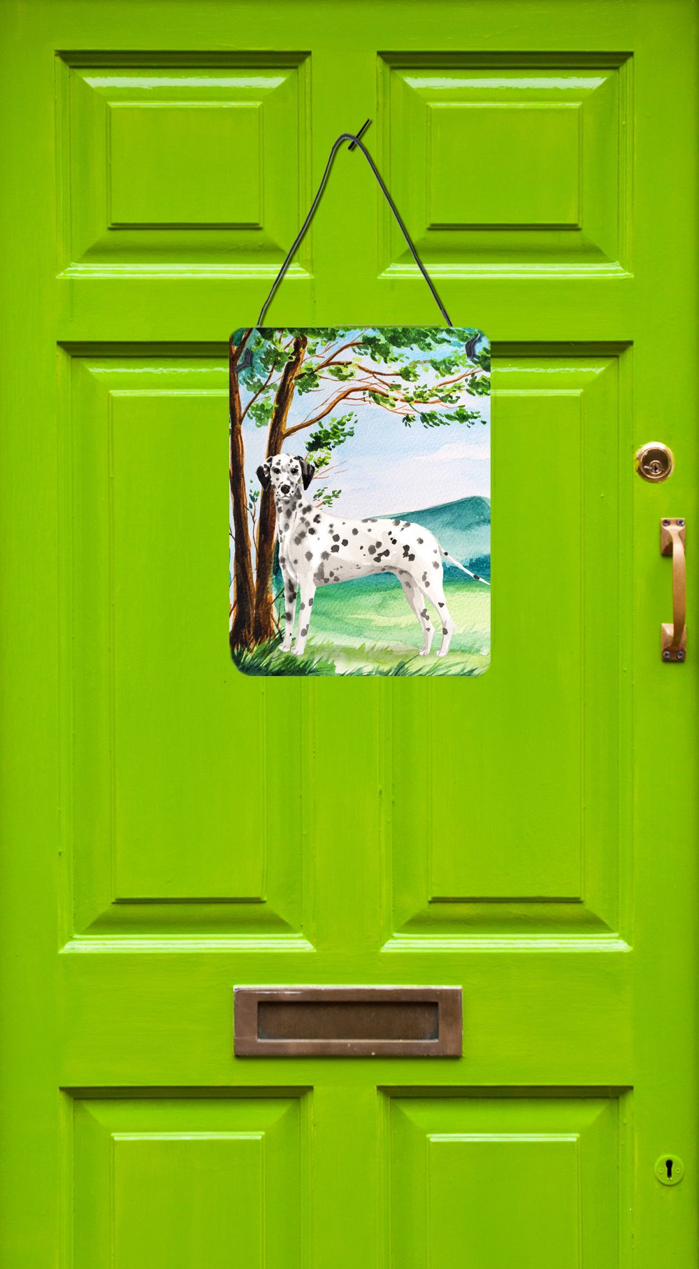 Under the Tree Dalmatian Wall or Door Hanging Prints CK2015DS1216 by Caroline's Treasures