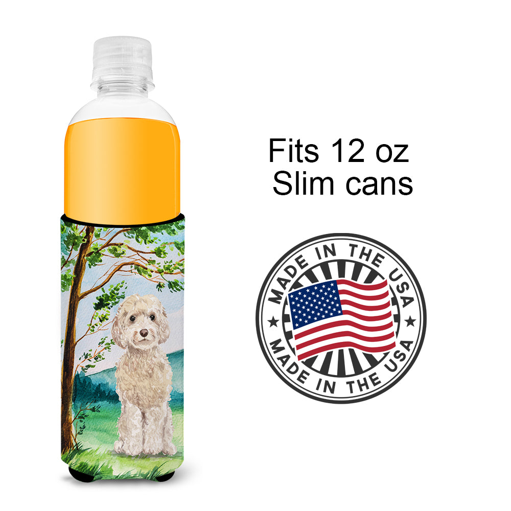 Under the Tree Goldendoodle  Ultra Hugger for slim cans CK2019MUK  the-store.com.