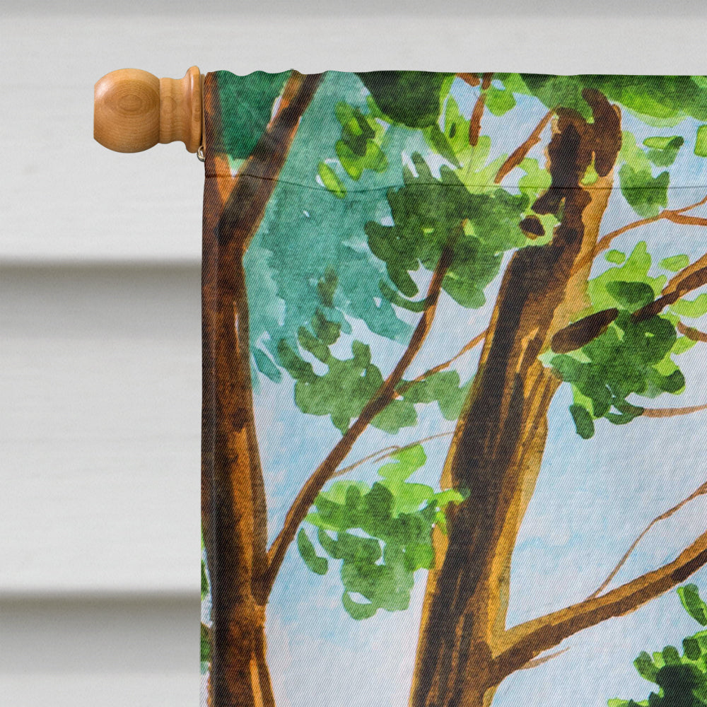 Under the Tree Blenheim Cavalier Spaniel Flag Canvas House Size CK2020CHF  the-store.com.