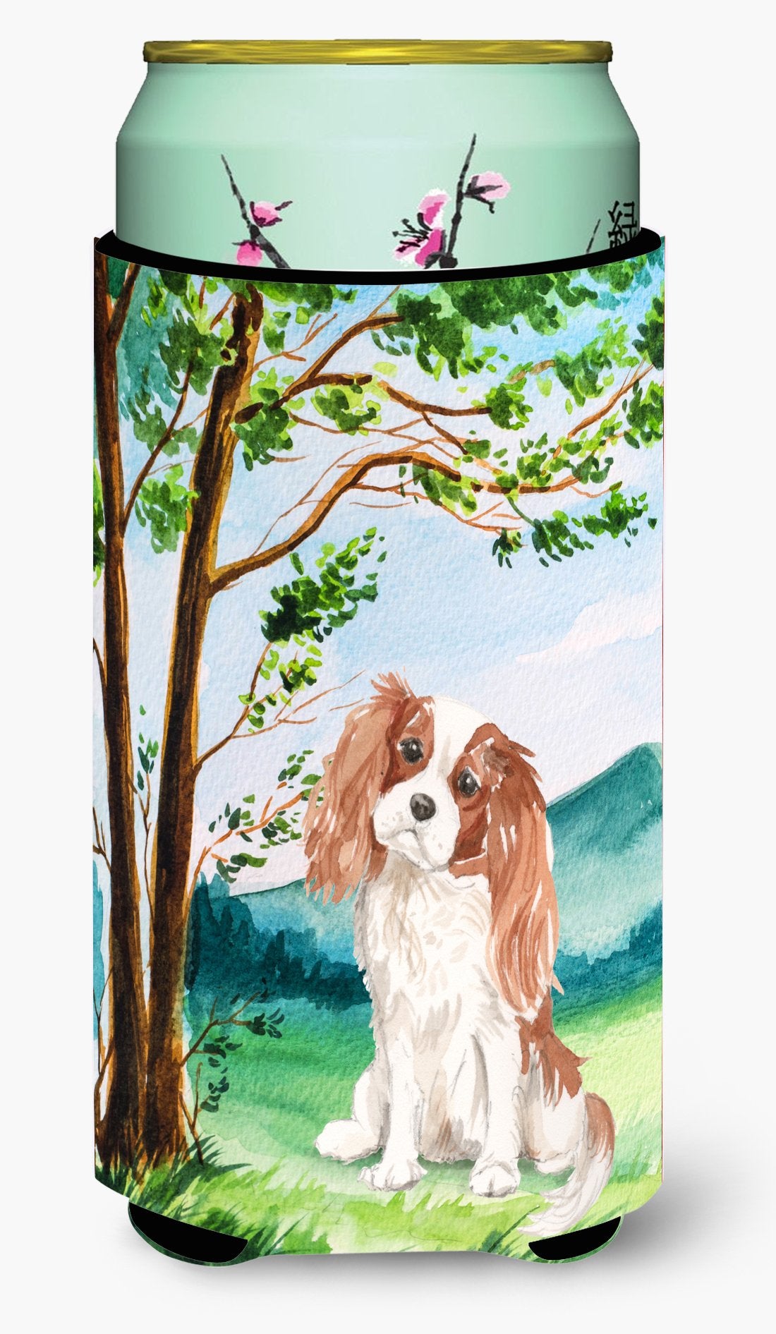 Under the Tree Blenheim Cavalier Spaniel Tall Boy Beverage Insulator Hugger CK2020TBC by Caroline&#39;s Treasures