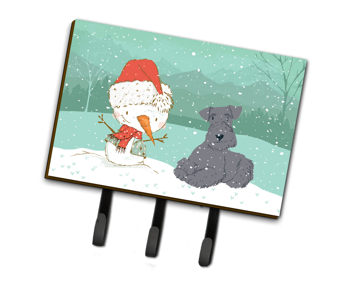 Lakeland Terrier Snowman Christmas Leash or Key Holder CK2077TH68  the-store.com.