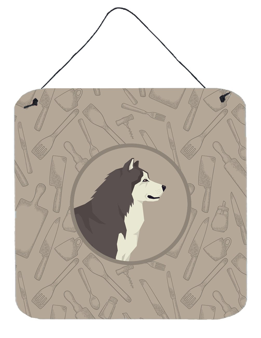 Alaskan Malamute In the Kitchen Wall or Door Hanging Prints CK2160DS66 by Caroline's Treasures