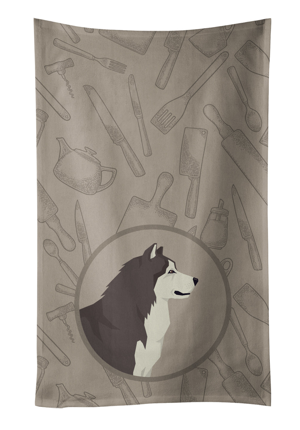 Alaskan Malamute In the Kitchen Kitchen Towel CK2160KTWL - the-store.com