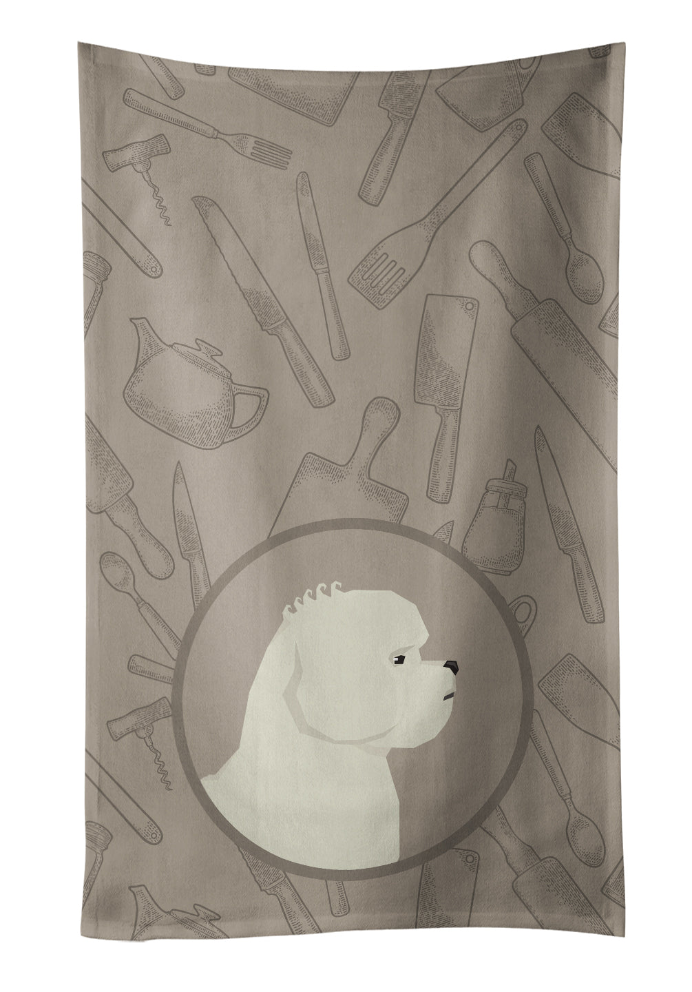 Bichon Frise In the Kitchen Kitchen Towel CK2168KTWL - the-store.com