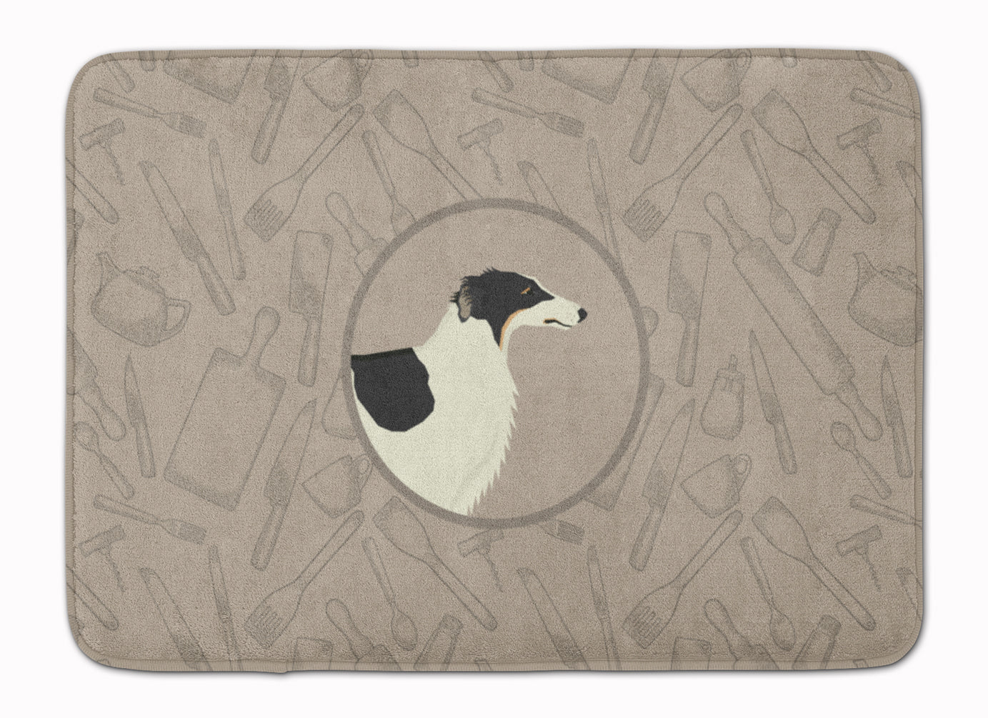 Borzoi In the Kitchen Machine Washable Memory Foam Mat CK2171RUG - the-store.com