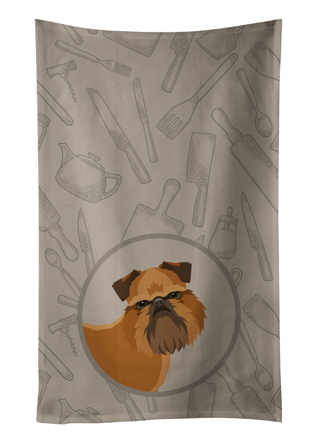 Brussels Griffon In the Kitchen Kitchen Towel CK2191KTWL - the-store.com