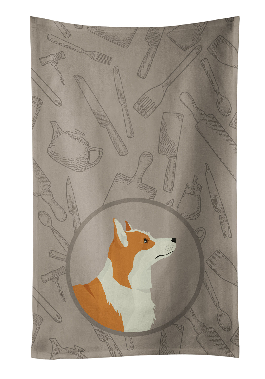 Pembroke Corgi In the Kitchen Kitchen Towel CK2201KTWL - the-store.com