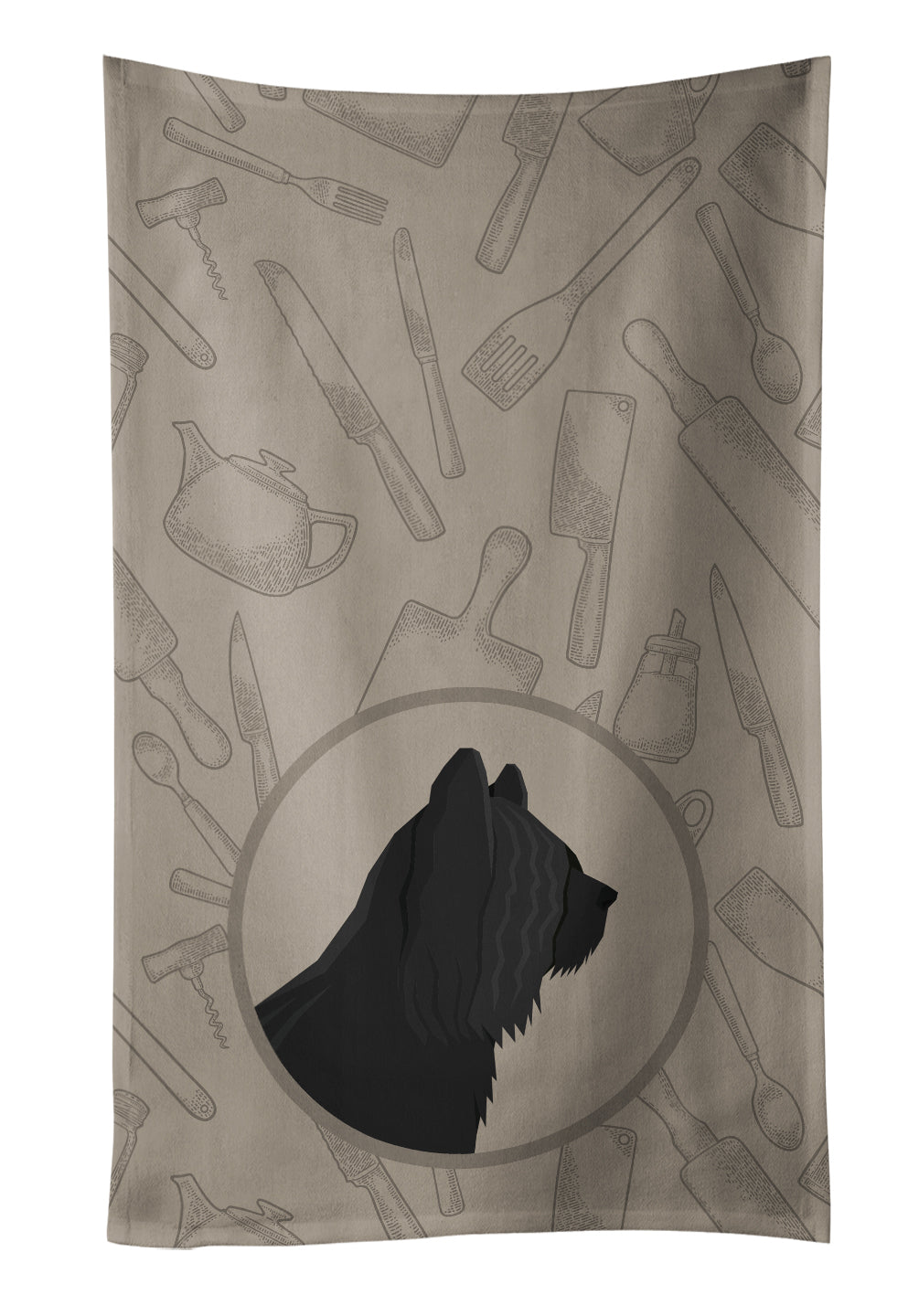 Skye Terrier In the Kitchen Kitchen Towel CK2211KTWL - the-store.com