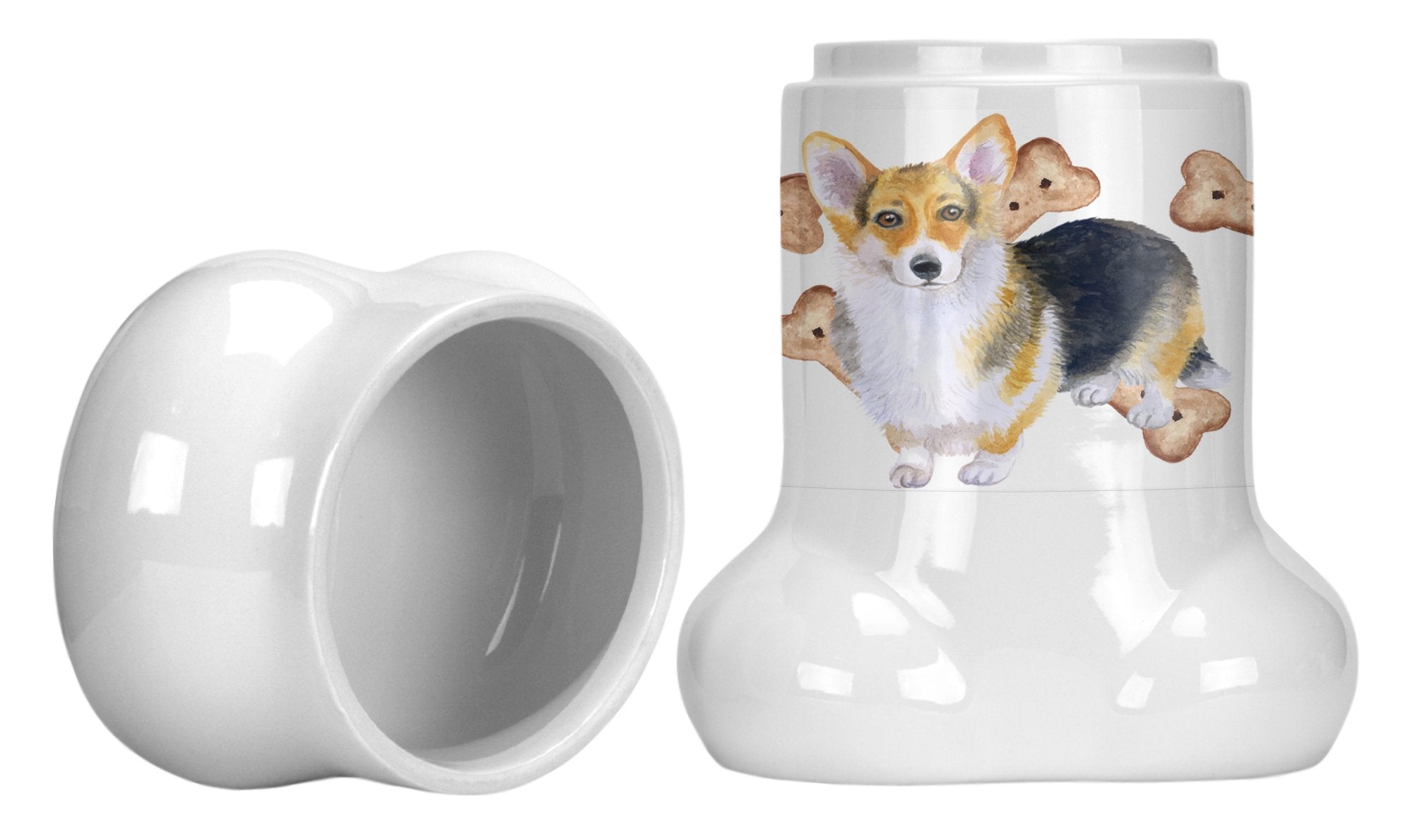 Pembroke Corgi Bone Shaped Treat Jar CK2222BSTJ by Caroline's Treasures