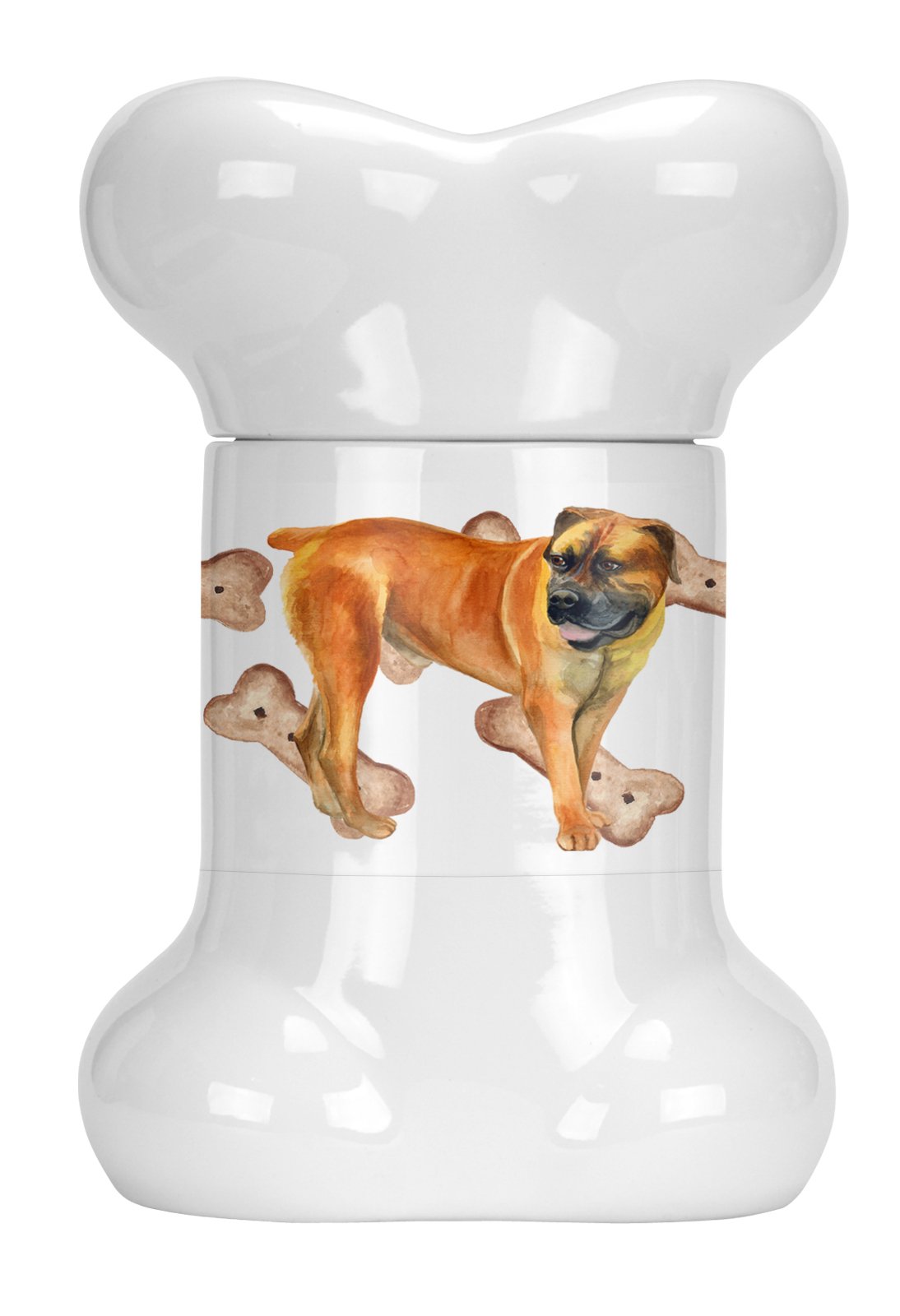 Boerboel Mastiff Bone Shaped Treat Jar CK2226BSTJ by Caroline's Treasures