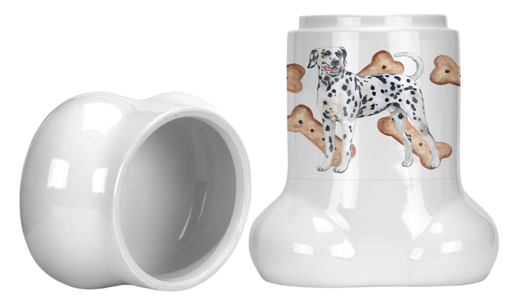 Dalmatian Bone Shaped Treat Jar CK2233BSTJ by Caroline's Treasures