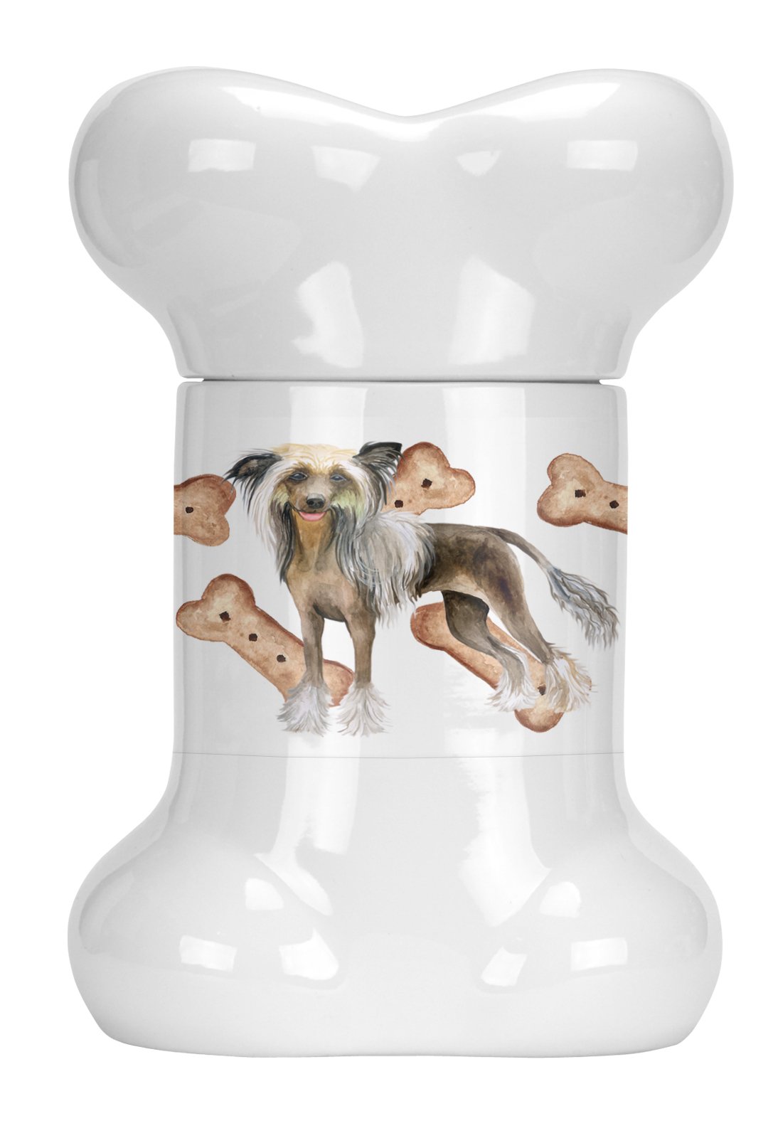 Chinese Crested Bone Shaped Treat Jar CK2239BSTJ by Caroline's Treasures