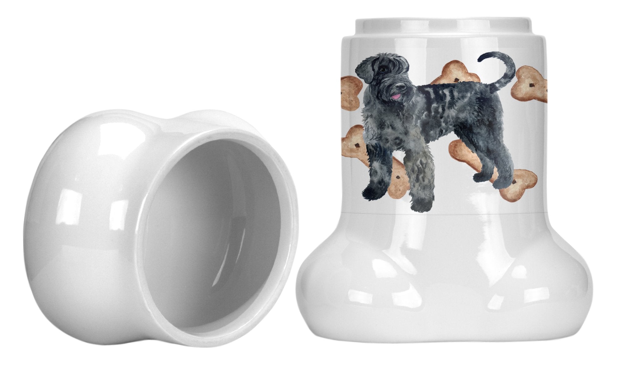 Giant Schnauzer Bone Shaped Treat Jar CK2240BSTJ by Caroline's Treasures