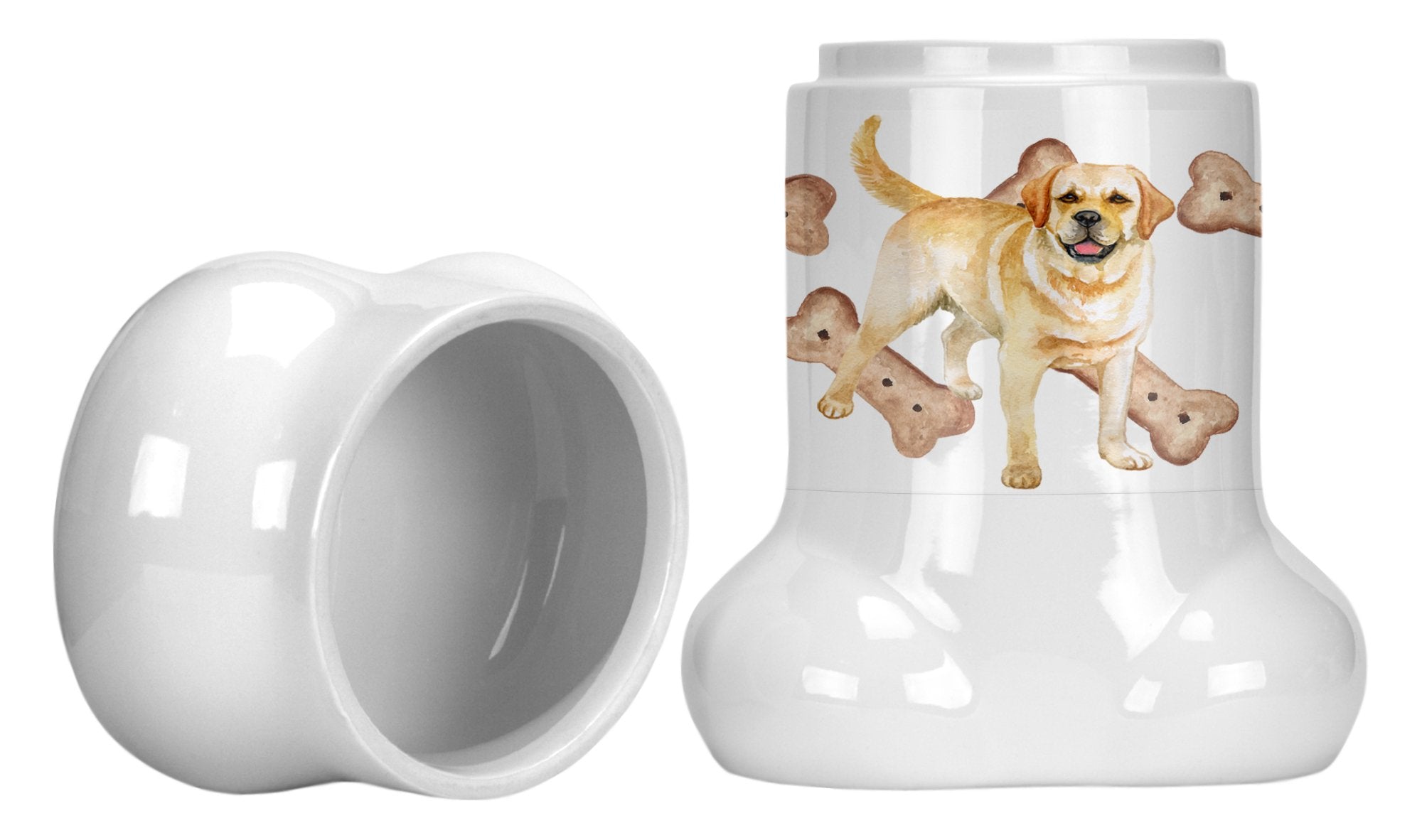 Golden Retriever Bone Shaped Treat Jar CK2244BSTJ by Caroline's Treasures