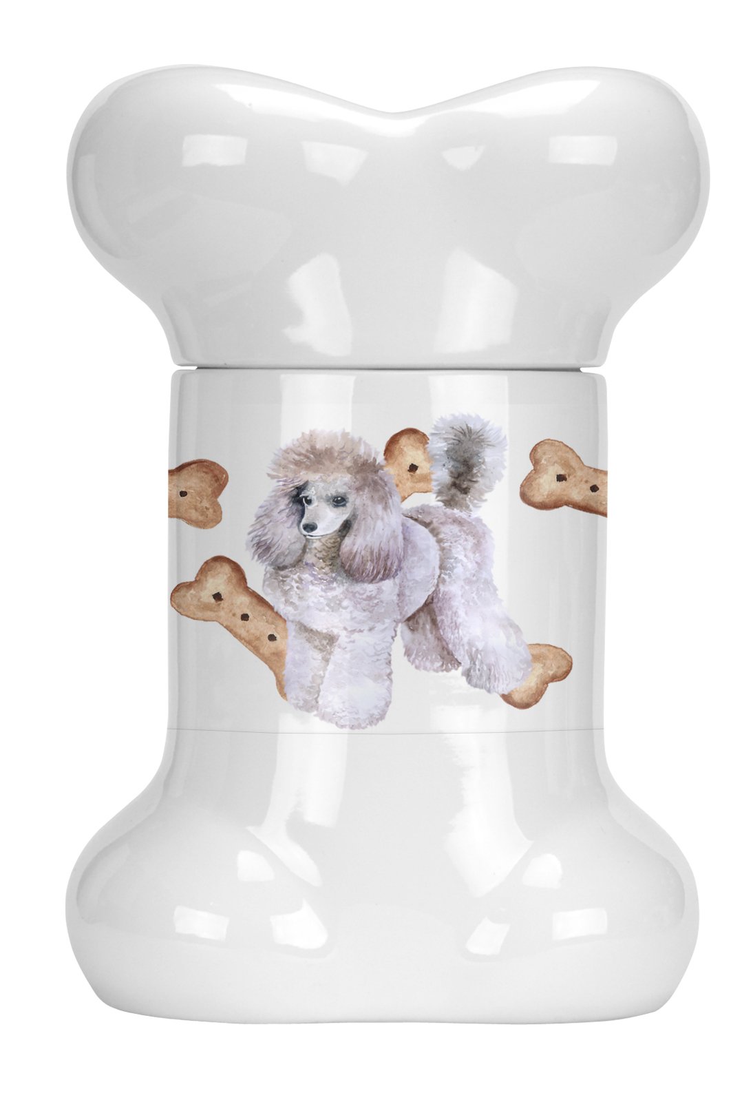 Poodle Bone Shaped Treat Jar CK2245BSTJ by Caroline's Treasures