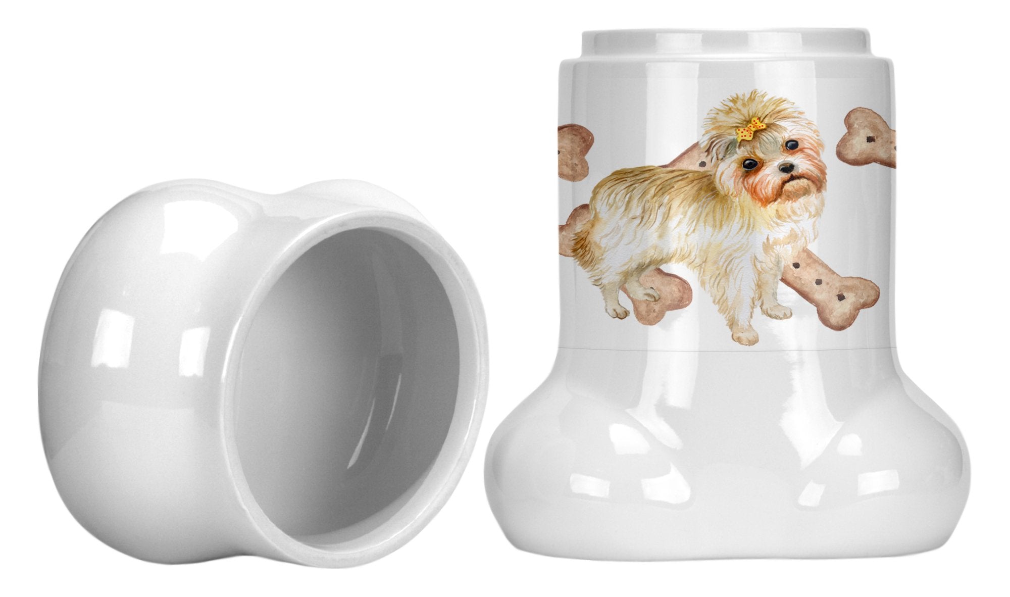 Morkie Bone Shaped Treat Jar CK2248BSTJ by Caroline's Treasures